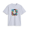 Colorful Pop Art Face Unisex T-Shirt | Abstract Graffiti Portrait Tee