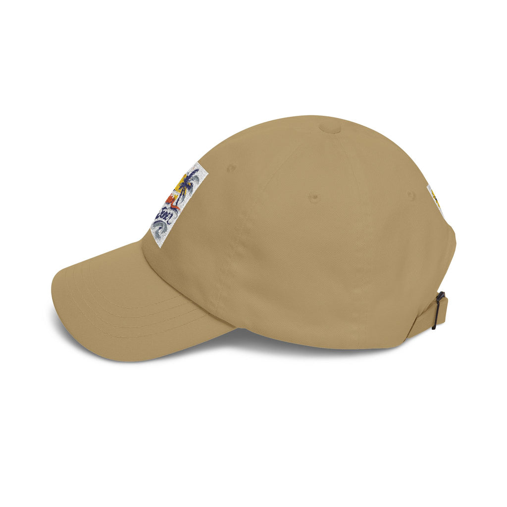 Sun Catcher beach sunset cap | dad hat with palm and sun embroidery