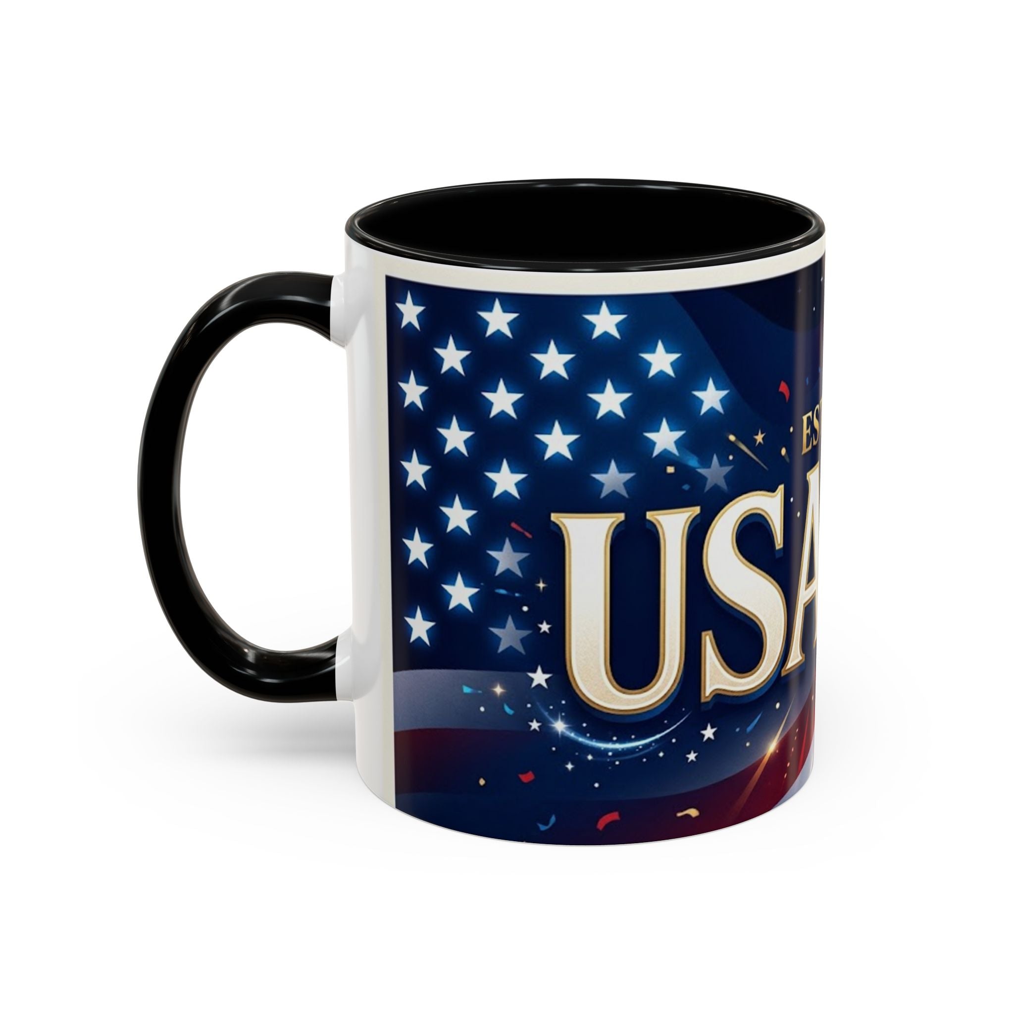 USA 250 Anniversary Coffee Mug | Flag Accent 11oz 15oz