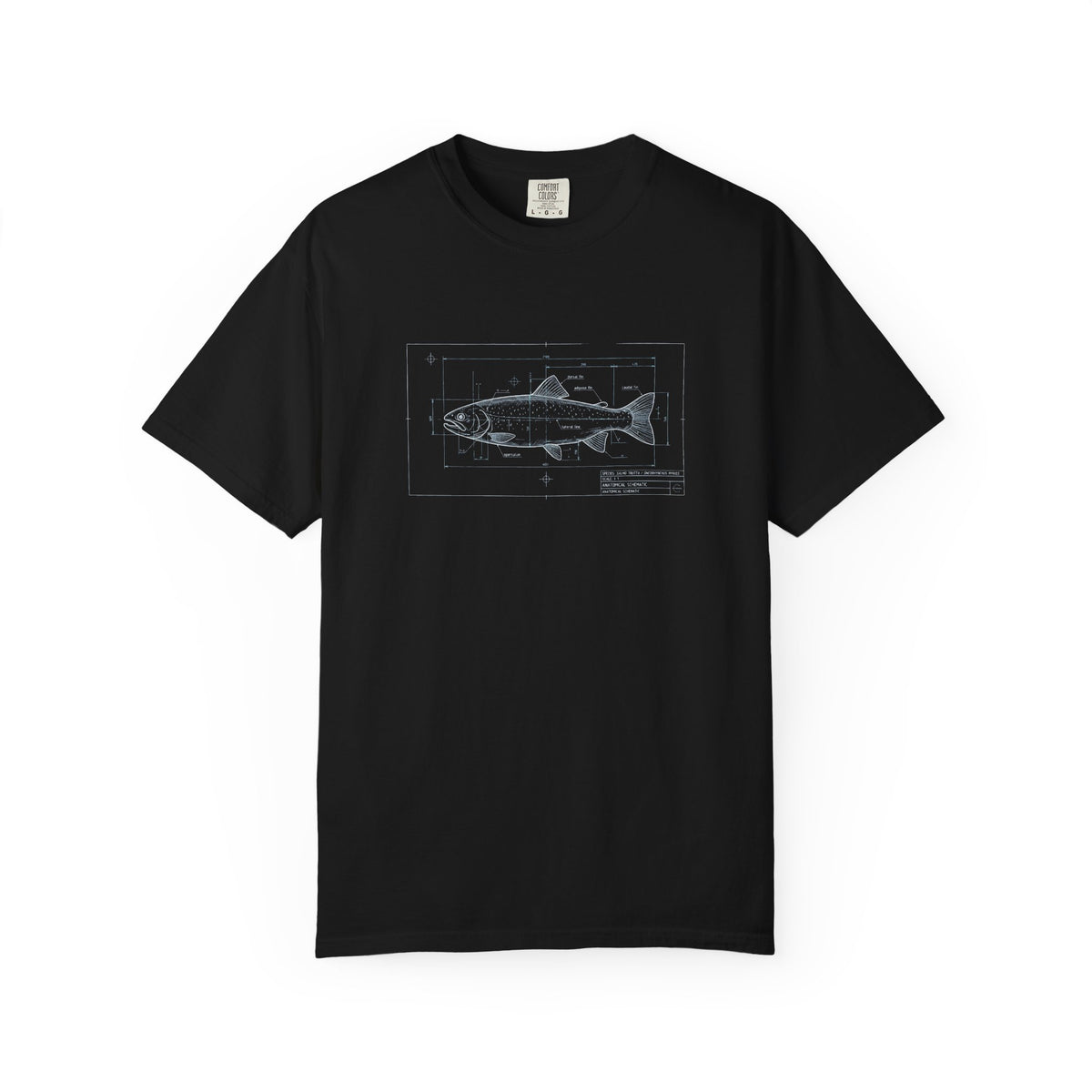 Unisex Garment-Dyed T-shirt Trout Image