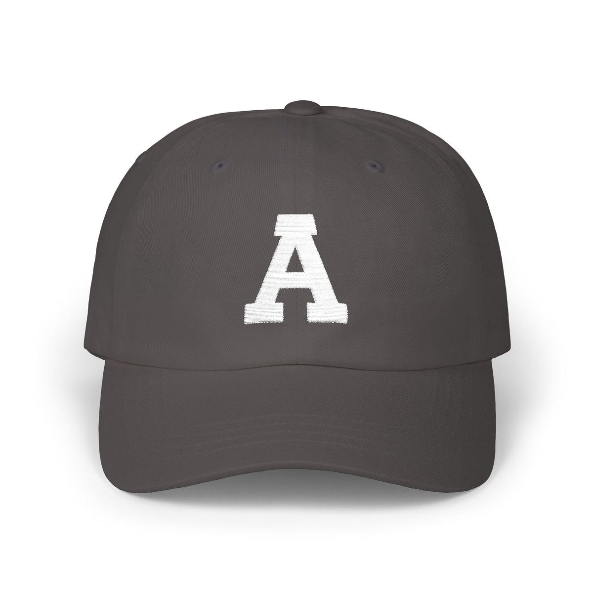 Distressed Letter A Classic Dad Cap | Monogram Baseball Hat, Embroidered Initial