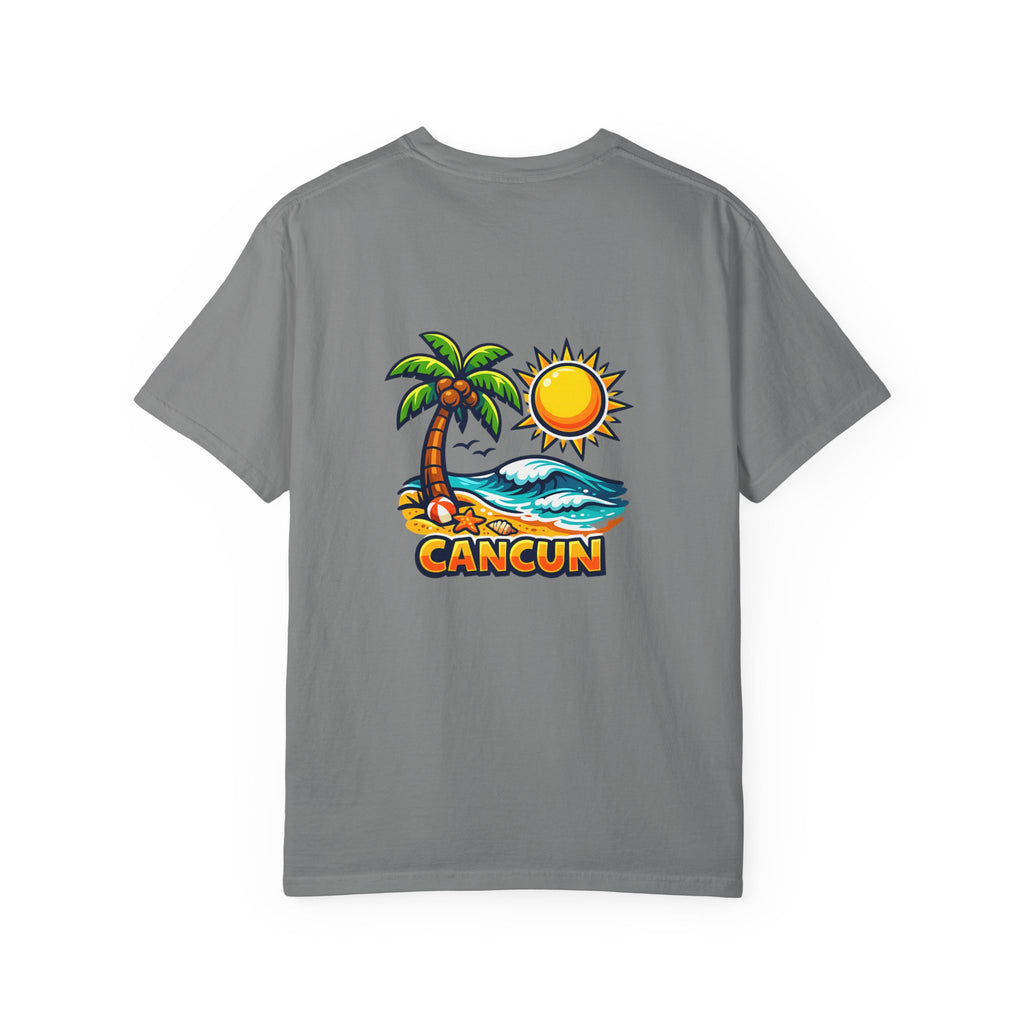 Cancun Beach T-Shirt — Tropical Palm Tree Vacation Tee
