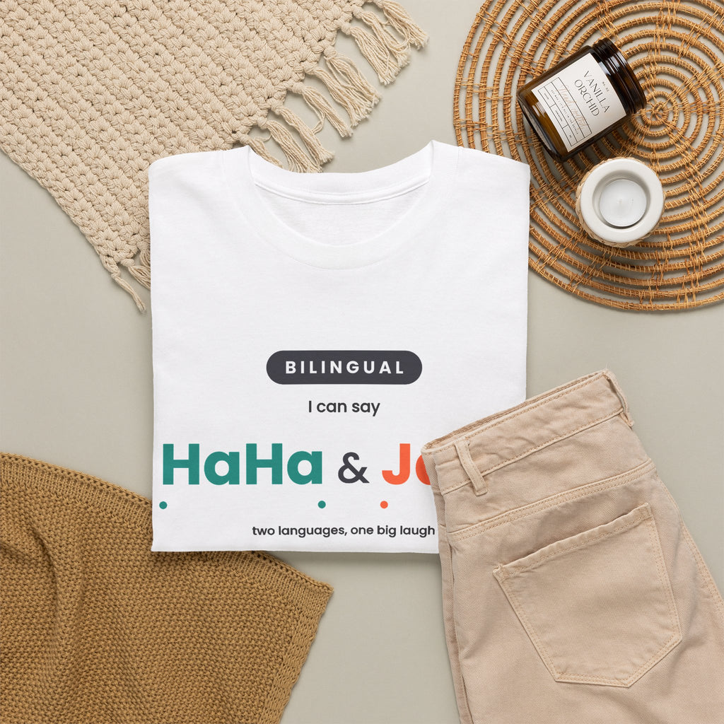 Bilingual HaHa & JaJa Tee | Funny Language Shirt