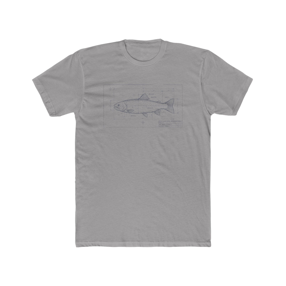 Minimalist Fish Illustration T-Shirt