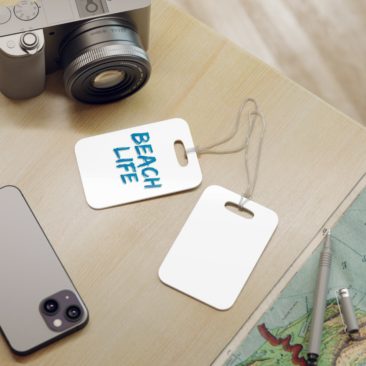Beach Life Luggage Tag