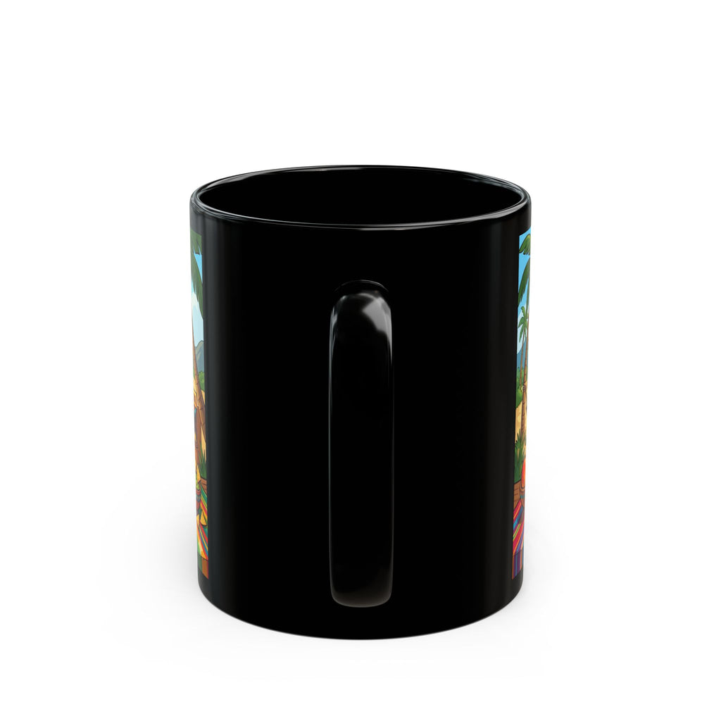 The Sweetness of Mexico Mug | Black Ceramic Coffee Cup