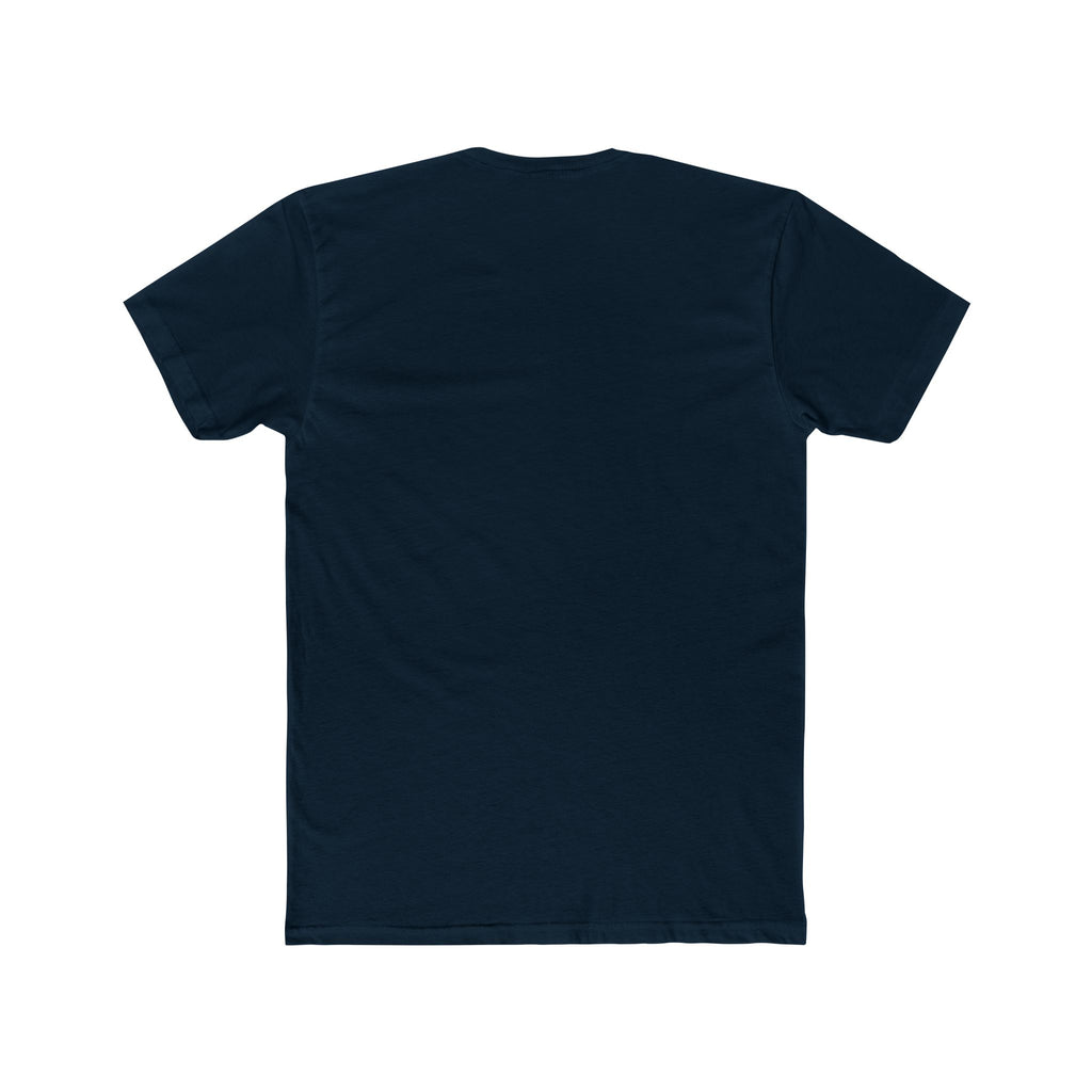 Peace Sign T-Shirt | Small Center Chest Peace Symbol Polished Silver
