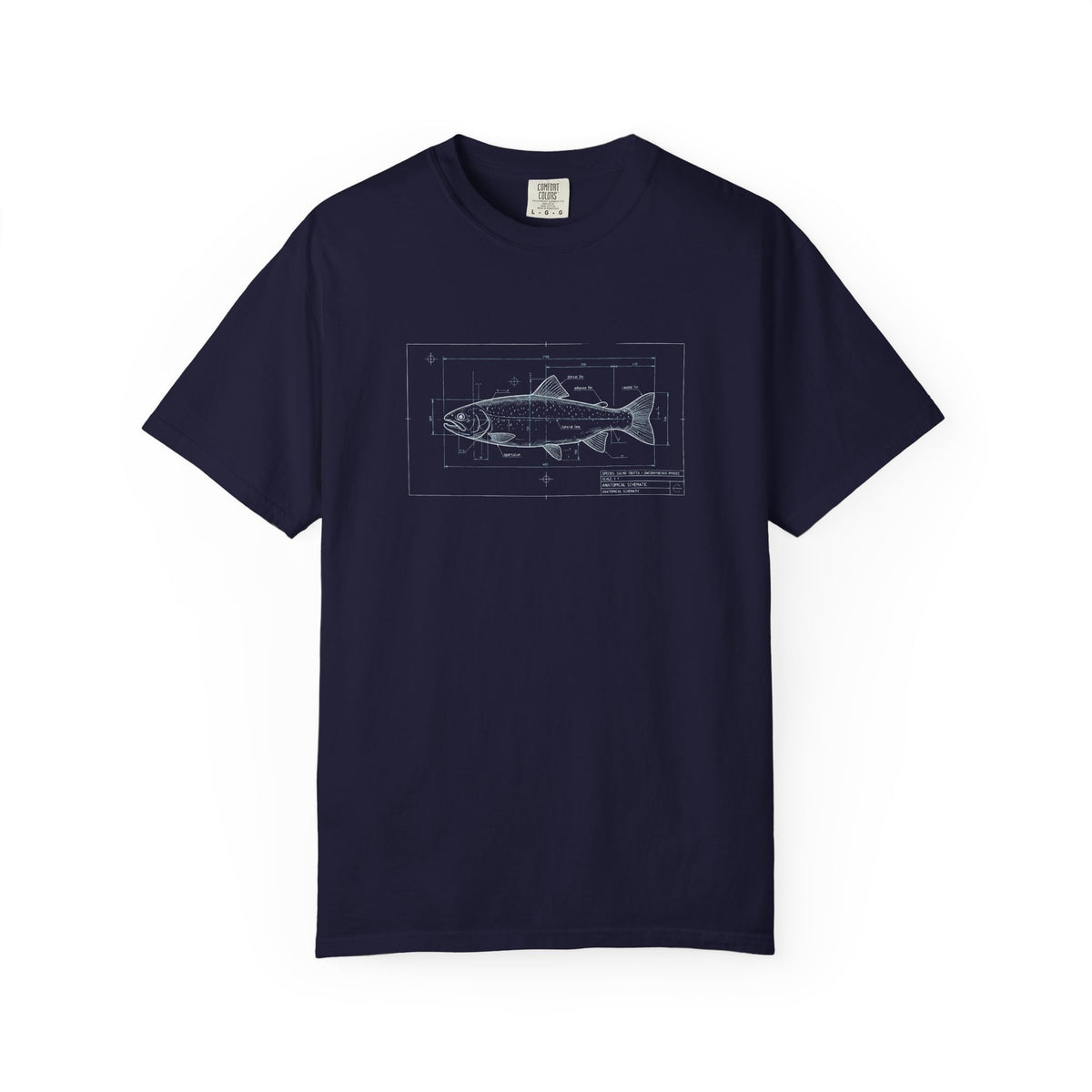 Unisex Garment-Dyed T-shirt Trout Image