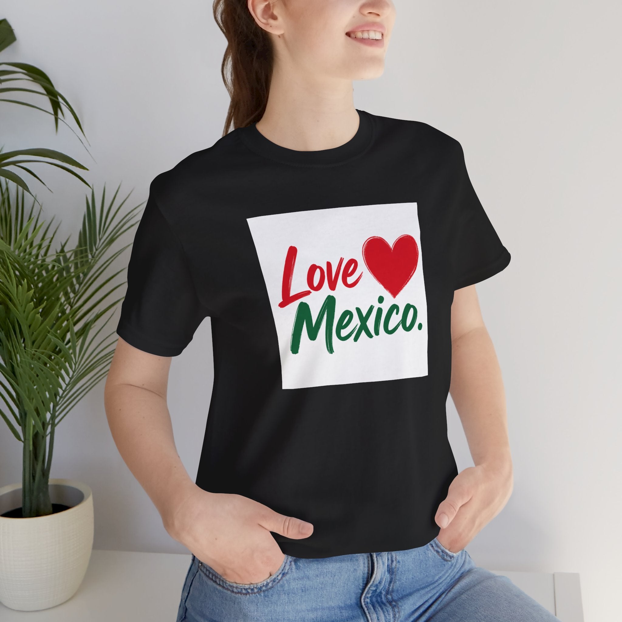 Love Mexico T-Shirt — Heart Mexico Pride Tee