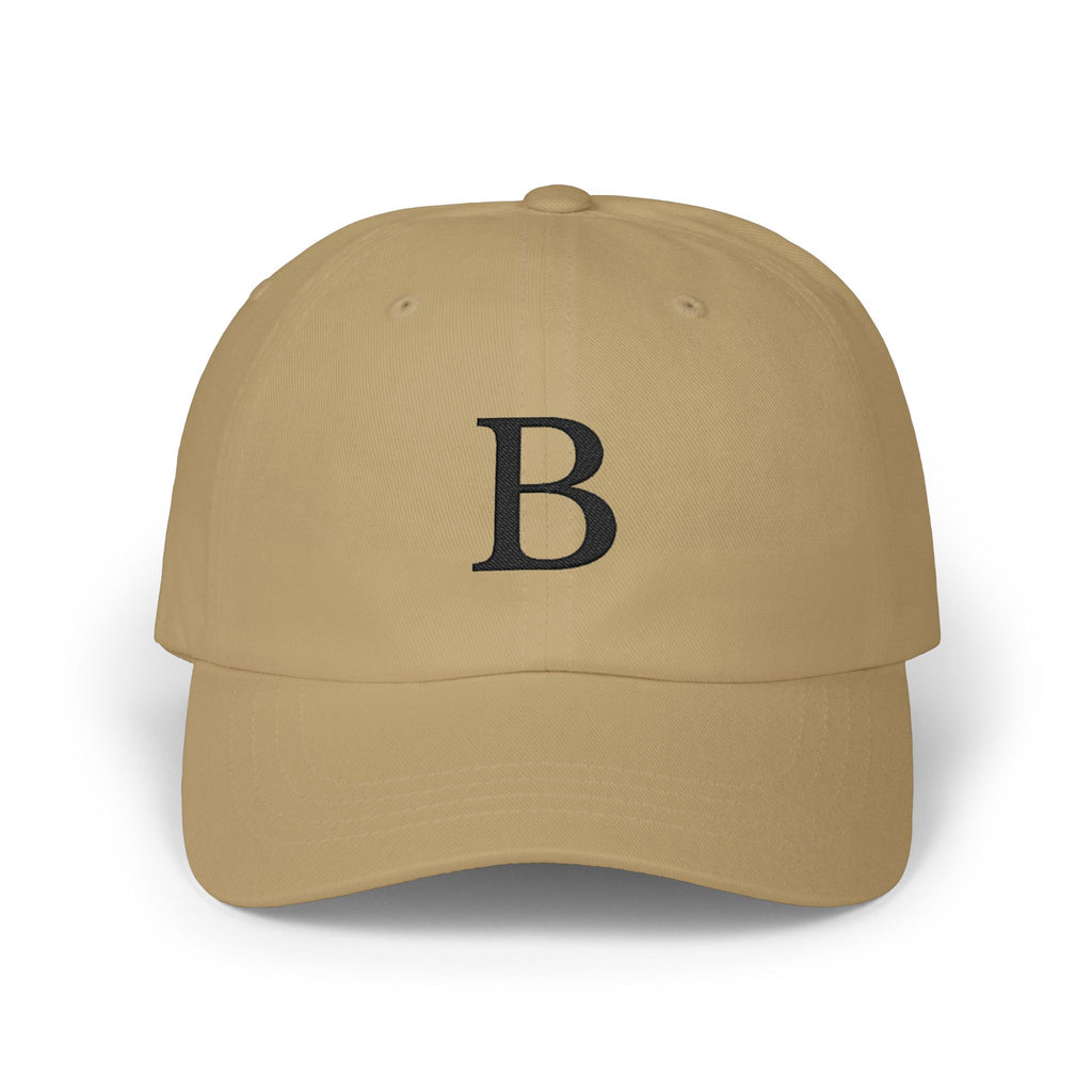 Letter B Embroidered Cap