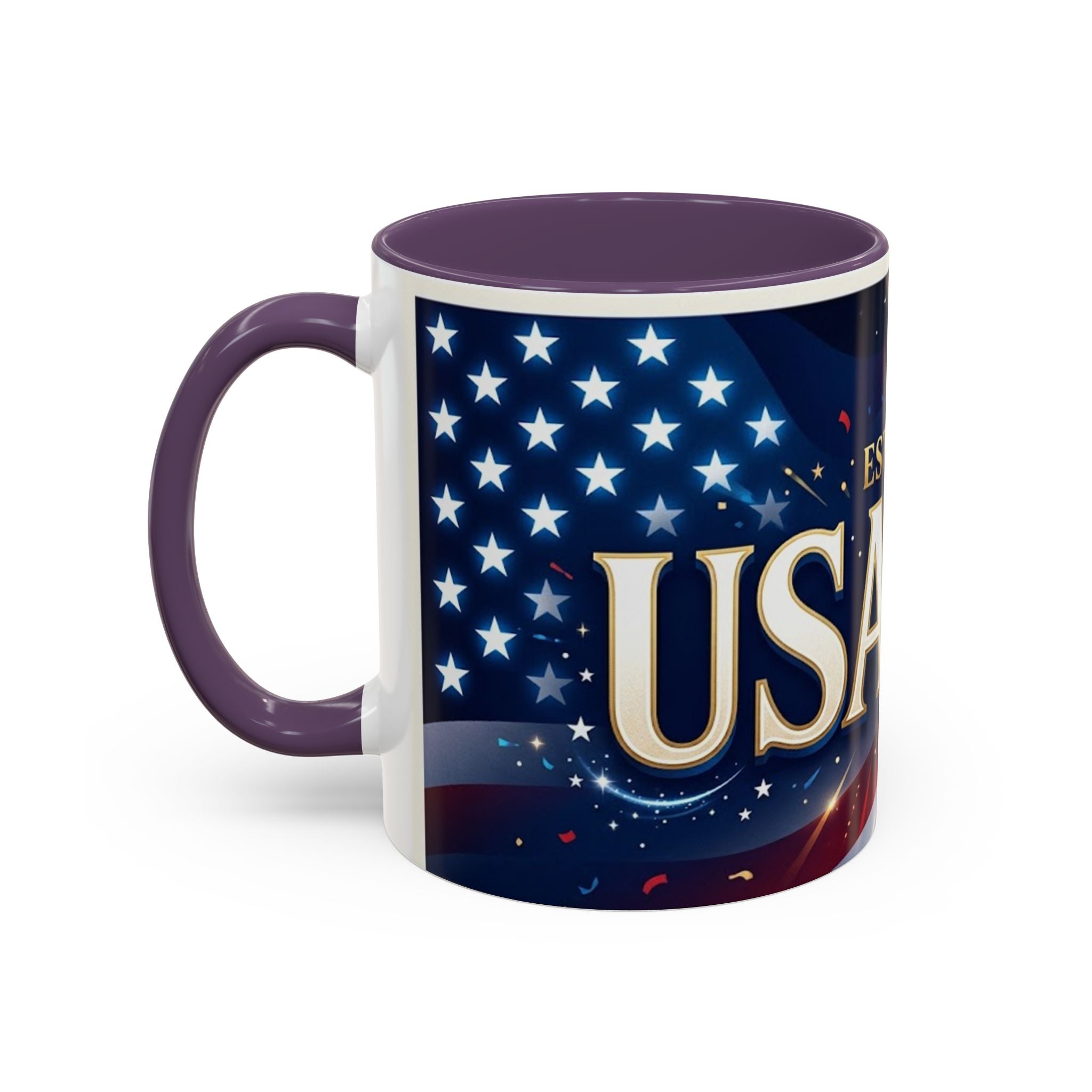 USA 250 Anniversary Coffee Mug | Flag Accent 11oz 15oz