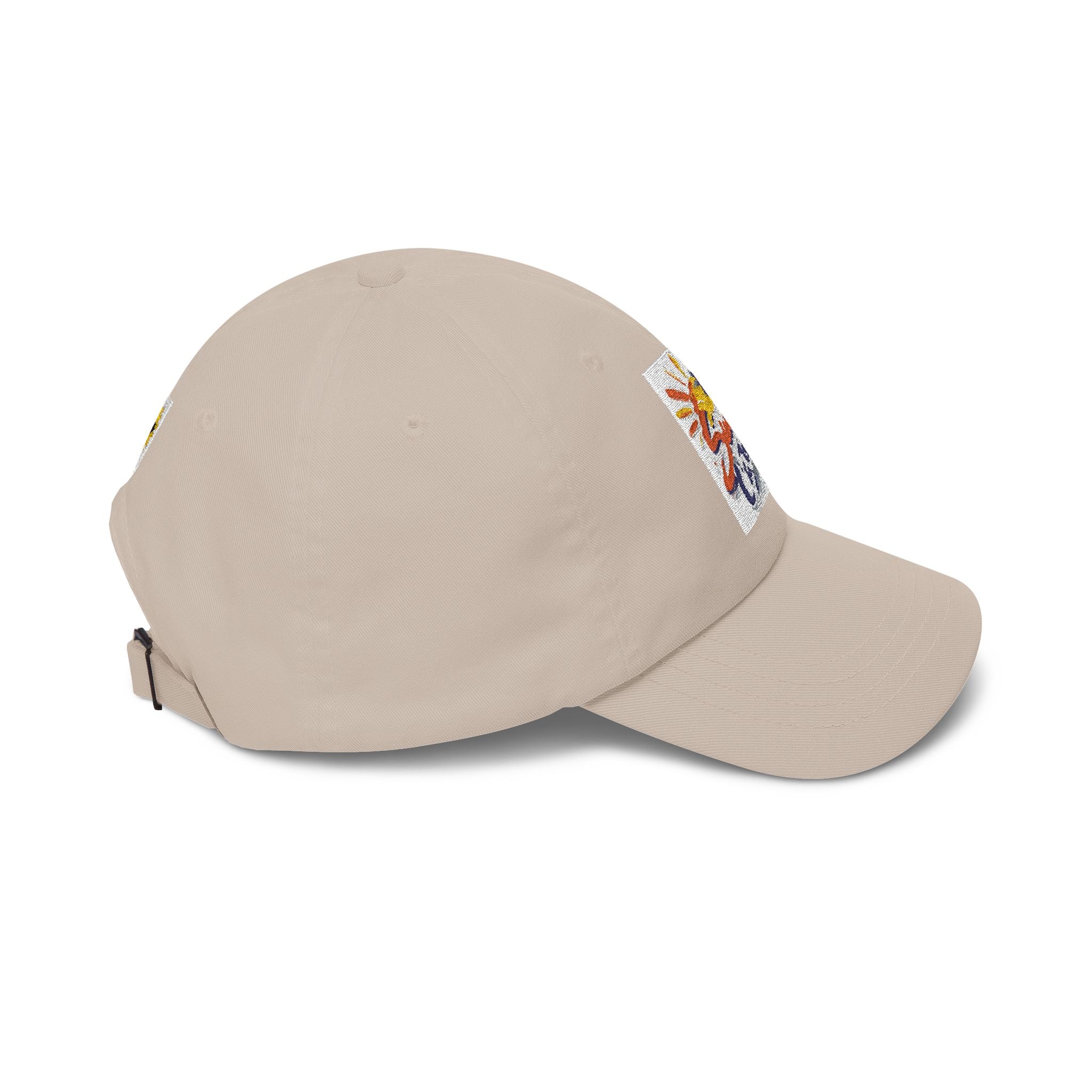 Sun Catcher logo Dad Cap | Tropical Palm Sunset embroidered hat