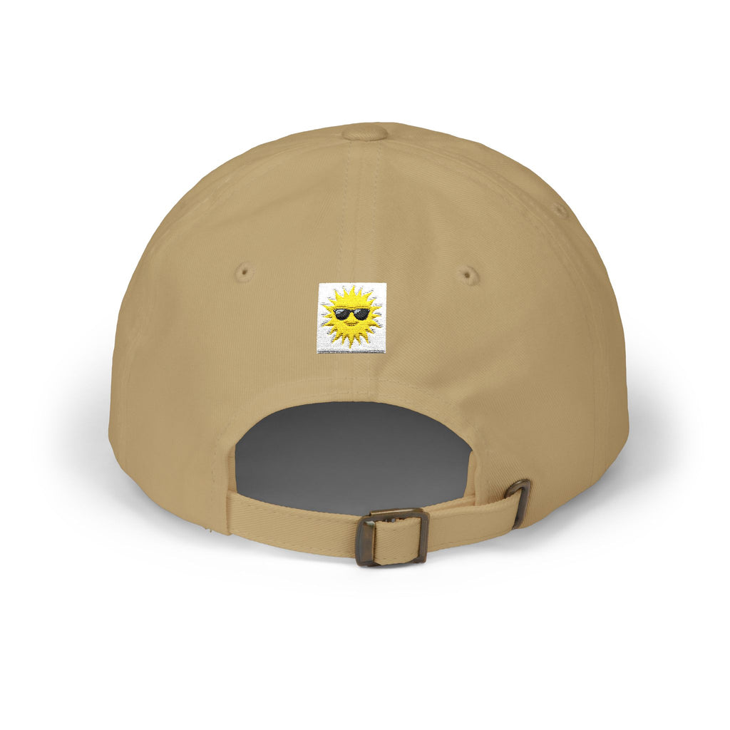 Sun Catcher logo Dad Cap | Tropical Palm Sunset embroidered hat