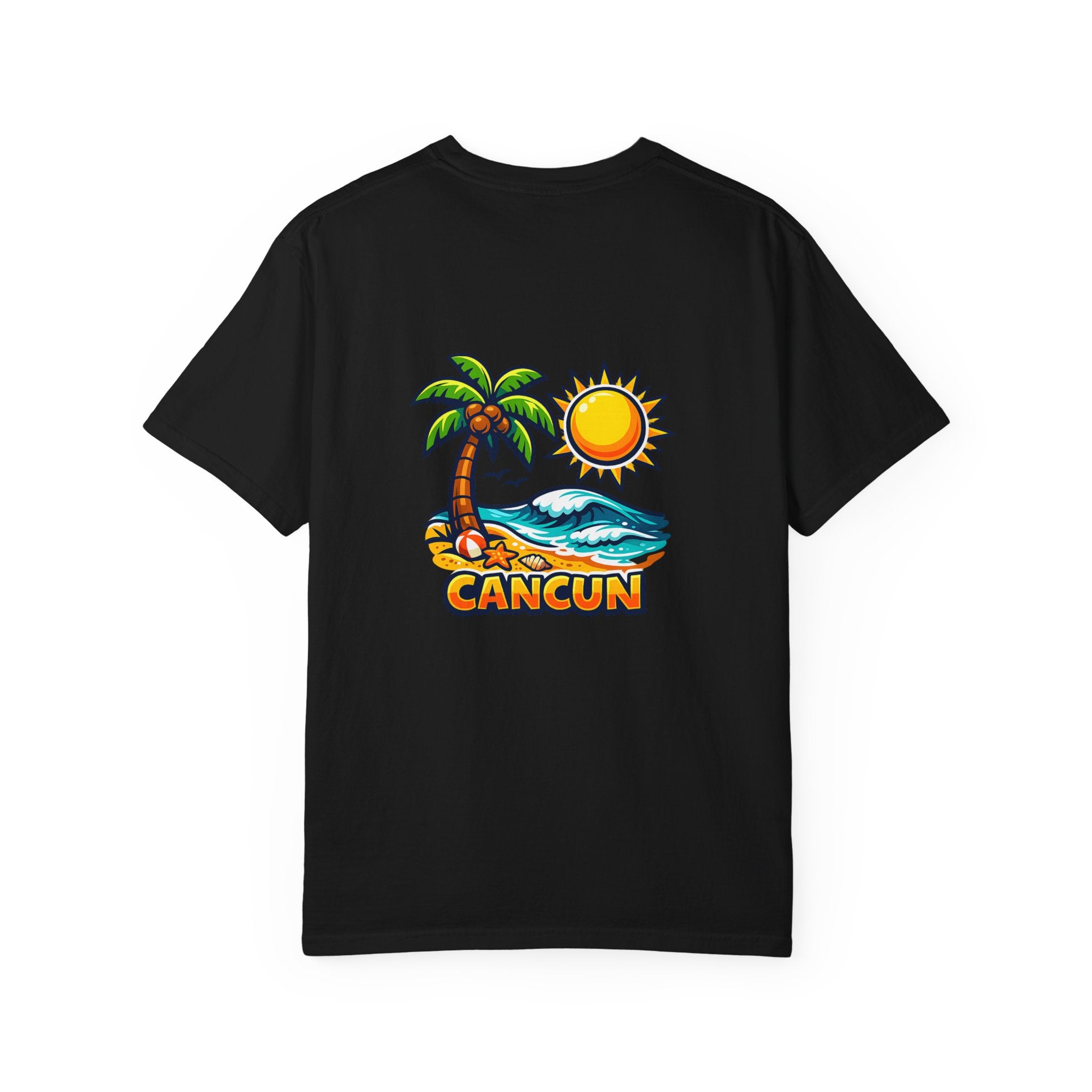 Cancun Beach T-Shirt — Tropical Palm Tree Vacation Tee