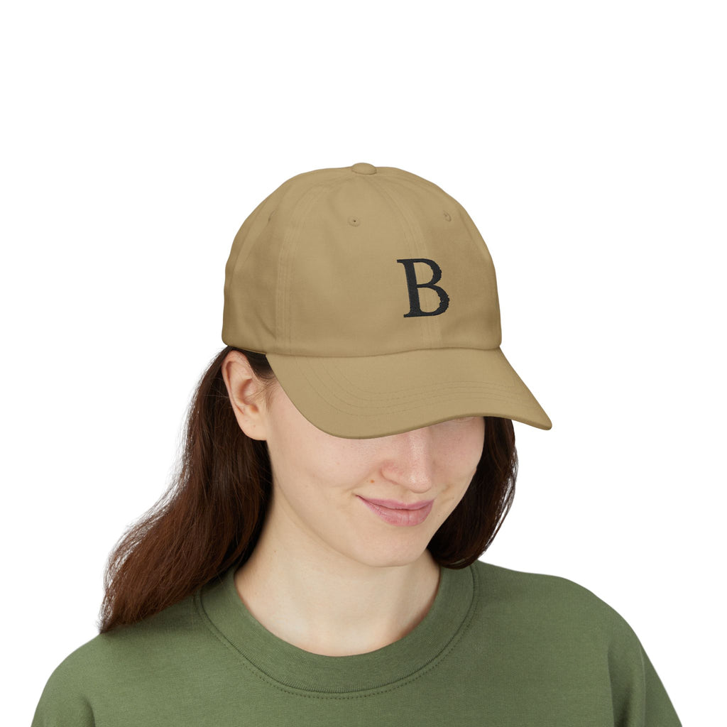 Letter B Embroidered Cap