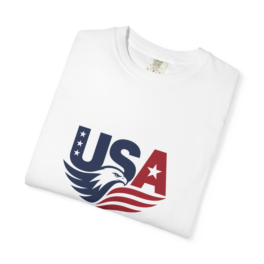 USA Eagle Graphic T-Shirt | Patriotic American Flag Design