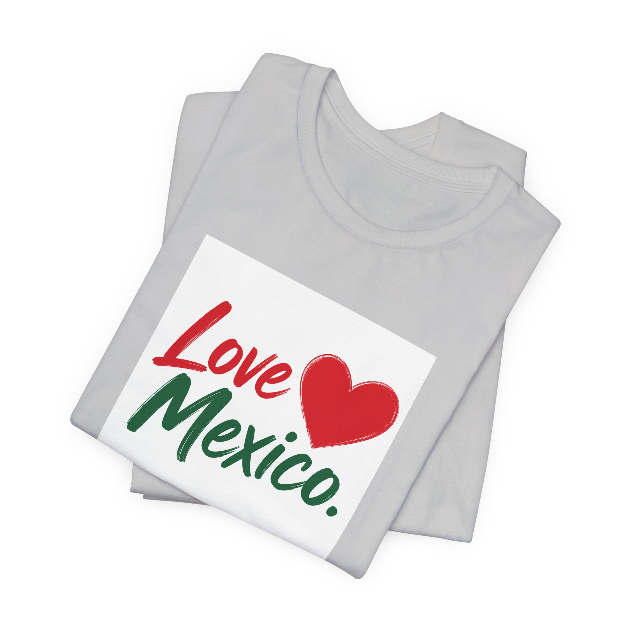 Love Mexico T-Shirt — Heart Mexico Pride Tee
