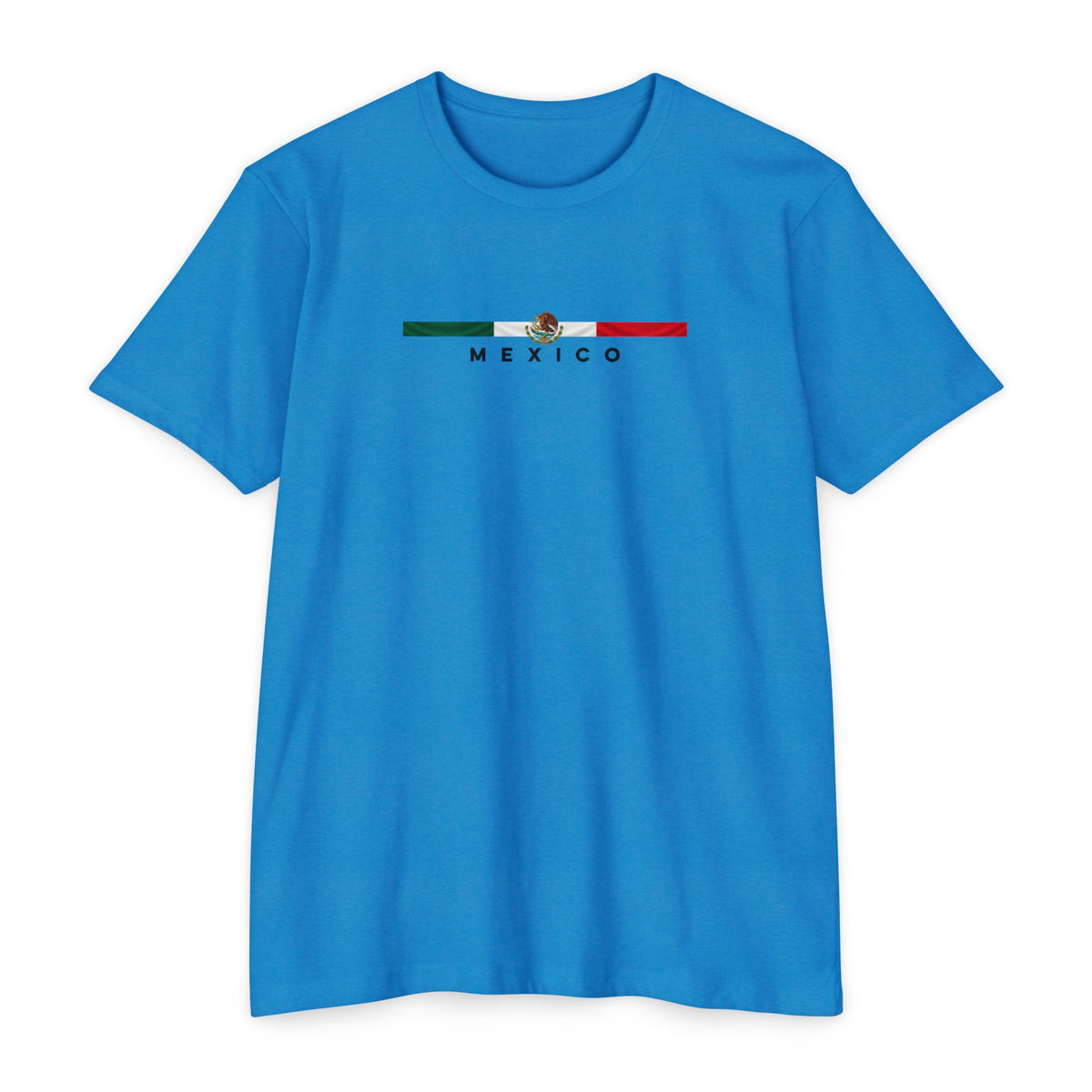 Mexico Flag Stripe T‑Shirt — Minimal Mexican Pride Tee