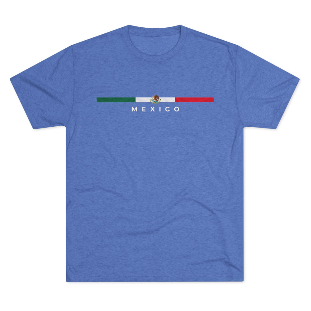 Mexico Flag Stripe T-Shirt – Minimal Mexican Pride Tee