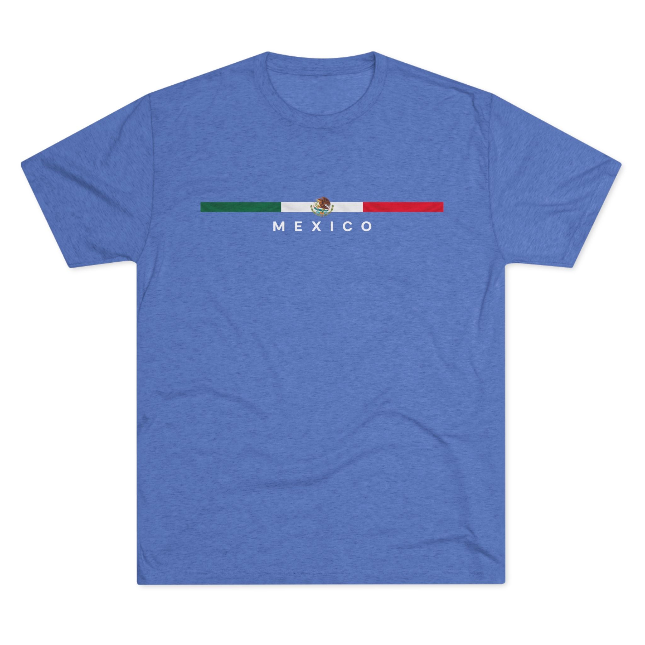 Mexico Flag Stripe T-Shirt – Minimal Mexican Pride Tee