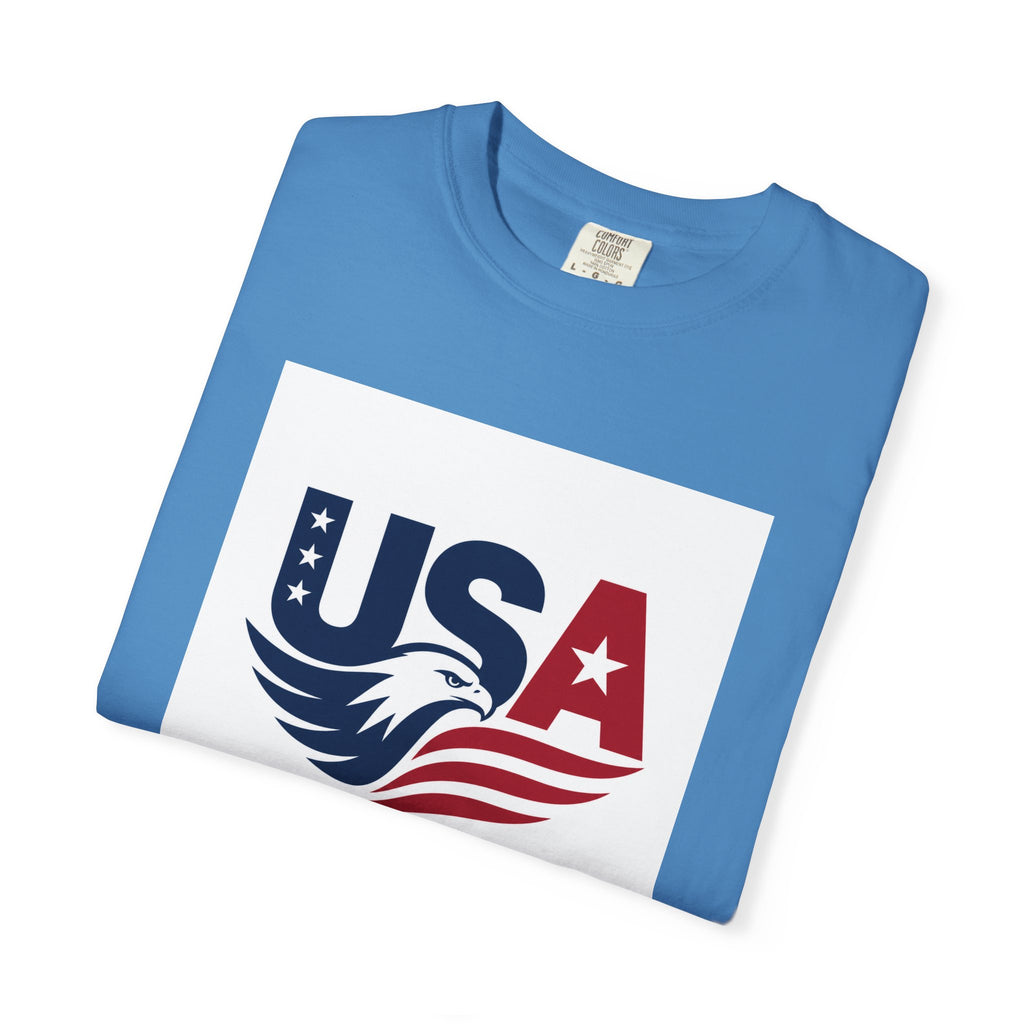 USA Eagle Graphic T-Shirt | Patriotic American Flag Design