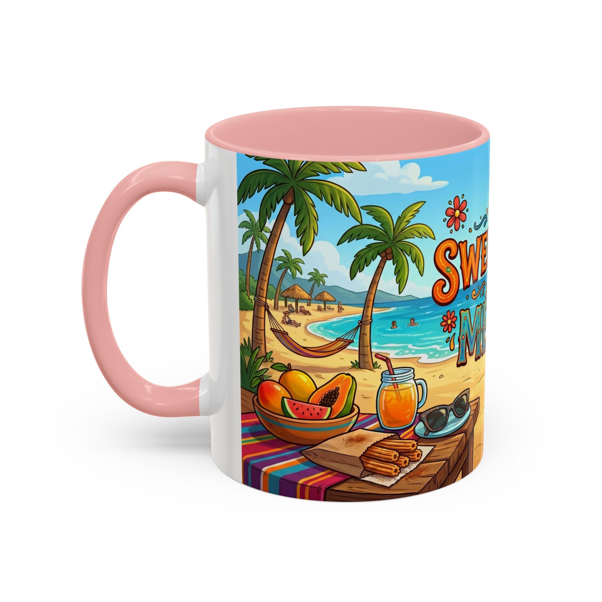 The Sweetness of Mexico Coffee Mug | Mexican Beach Food Illustration