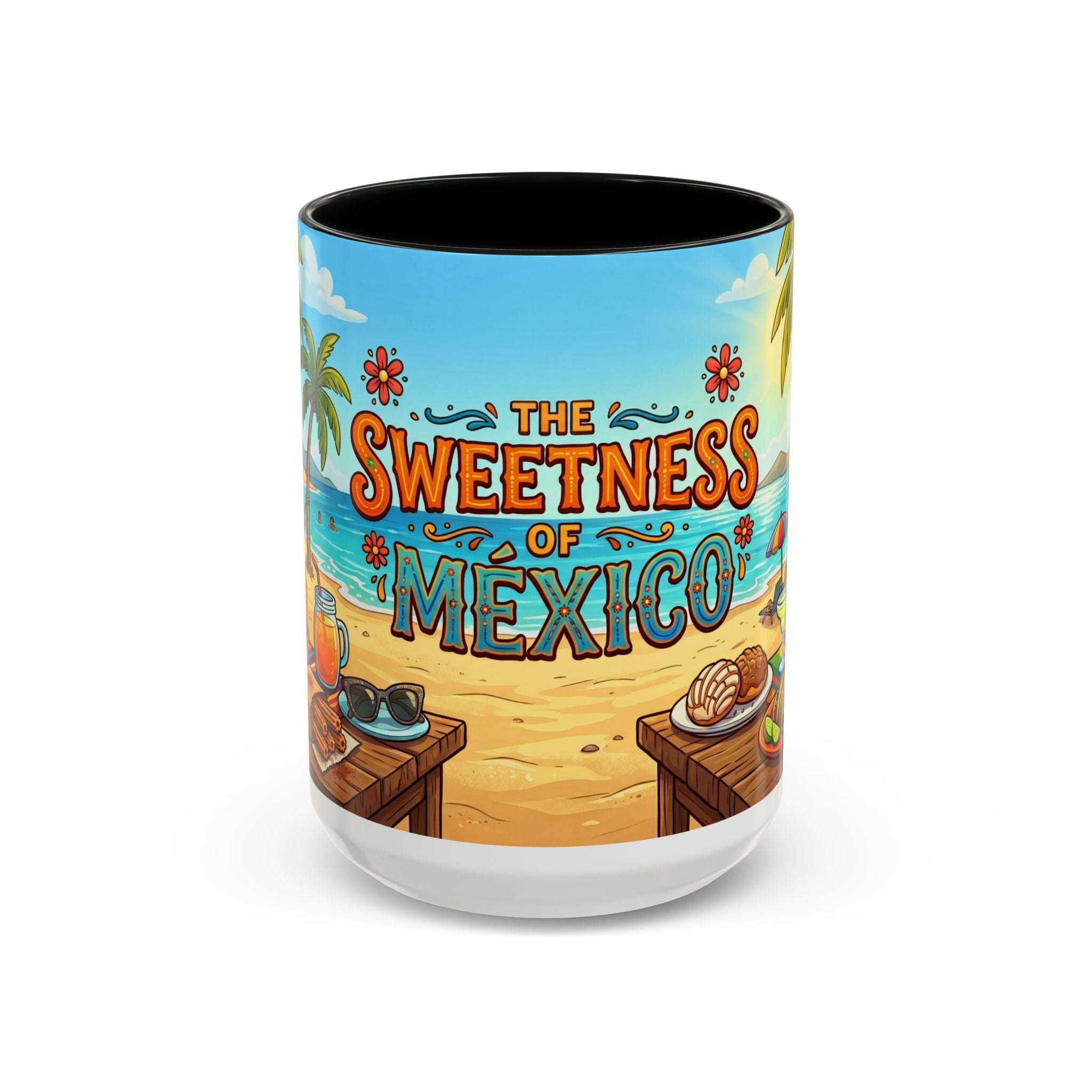 The Sweetness of Mexico Coffee Mug | Mexican Beach Food Illustration