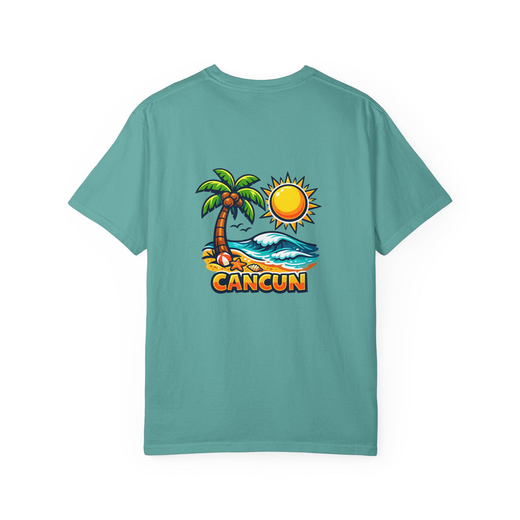 Cancun Beach T-Shirt — Tropical Palm Tree Vacation Tee