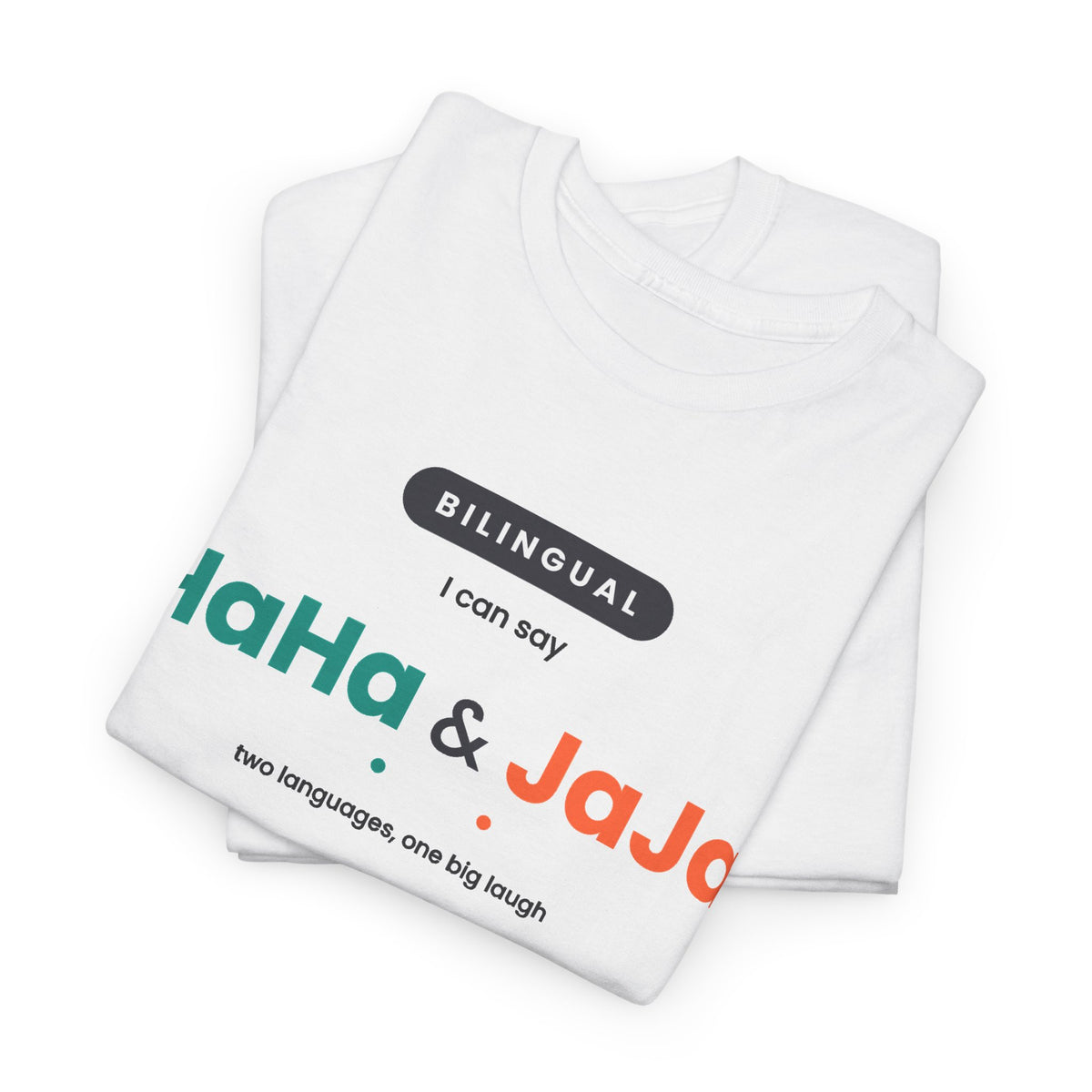 Bilingual HaHa & JaJa Tee | Funny Language Shirt