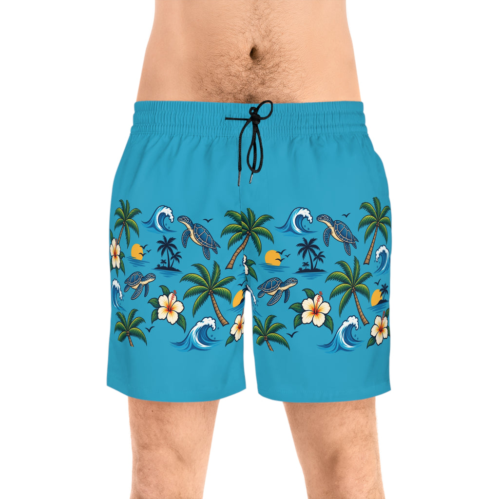 Men's Mid-Length Swim Shorts (AOP)