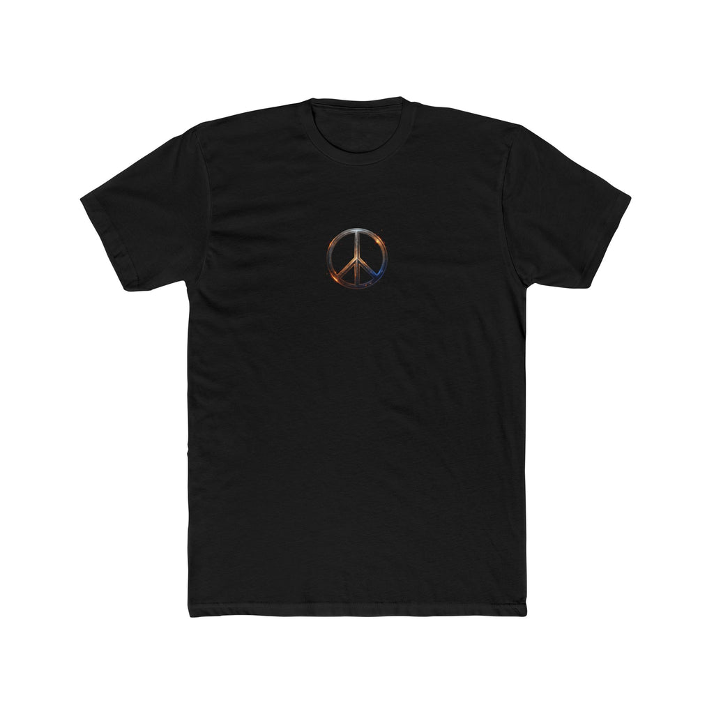 Retro Peace Sign T-Shirt | Small Chest Graphic, 70s Vibe