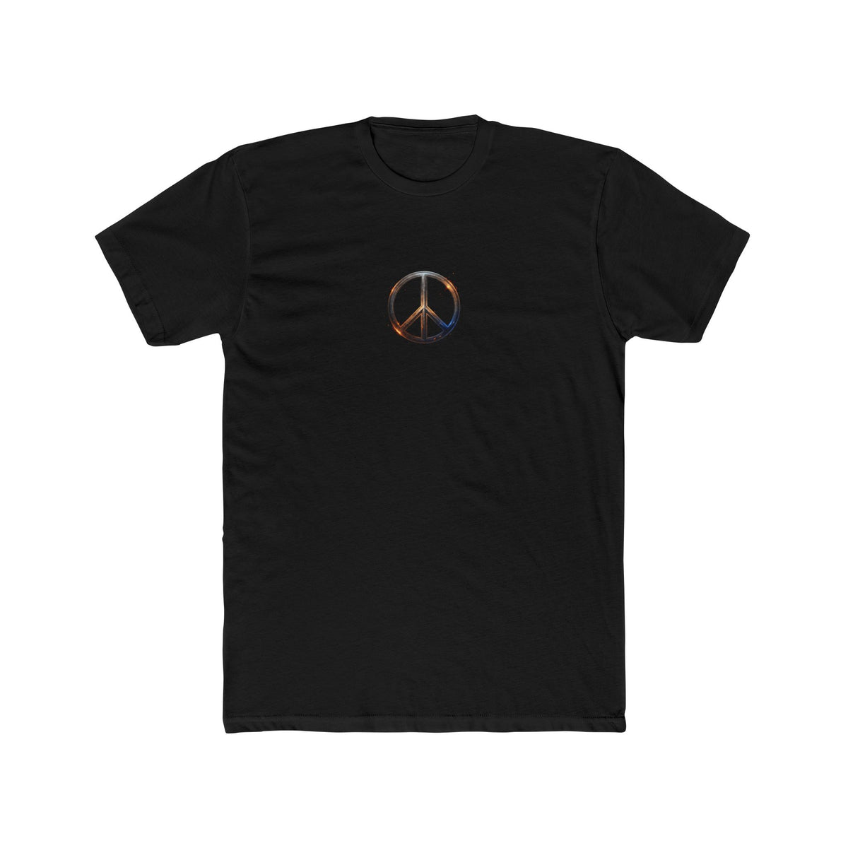 Retro Peace Sign T-Shirt | Small Chest Graphic, 70s Vibe