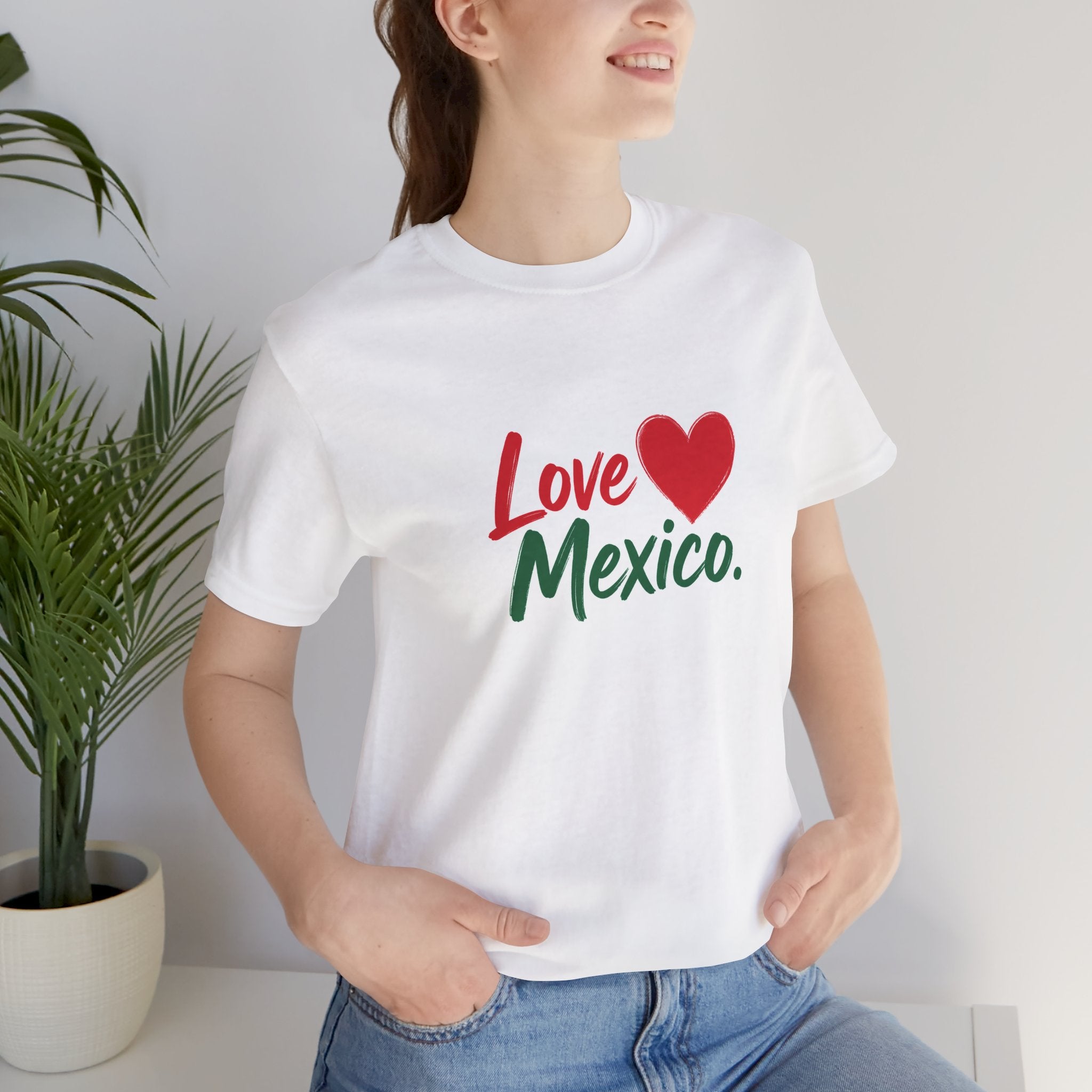 Love Mexico T-Shirt — Heart Mexico Pride Tee