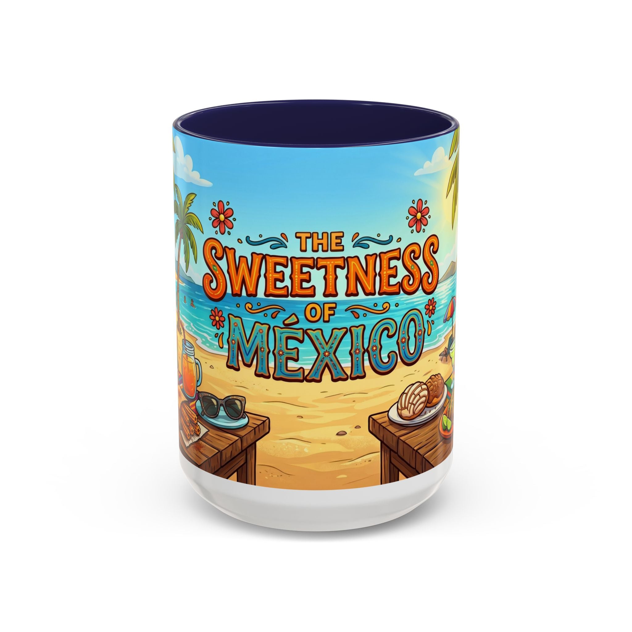 The Sweetness of Mexico Coffee Mug | Mexican Beach Food Illustration