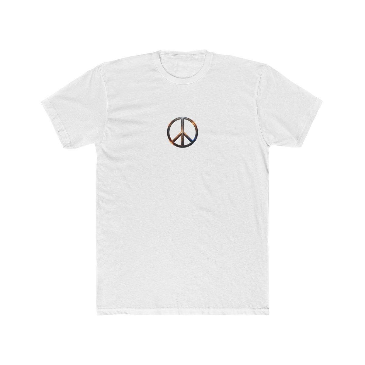 Retro Peace Sign T-Shirt | Small Chest Graphic, 70s Vibe
