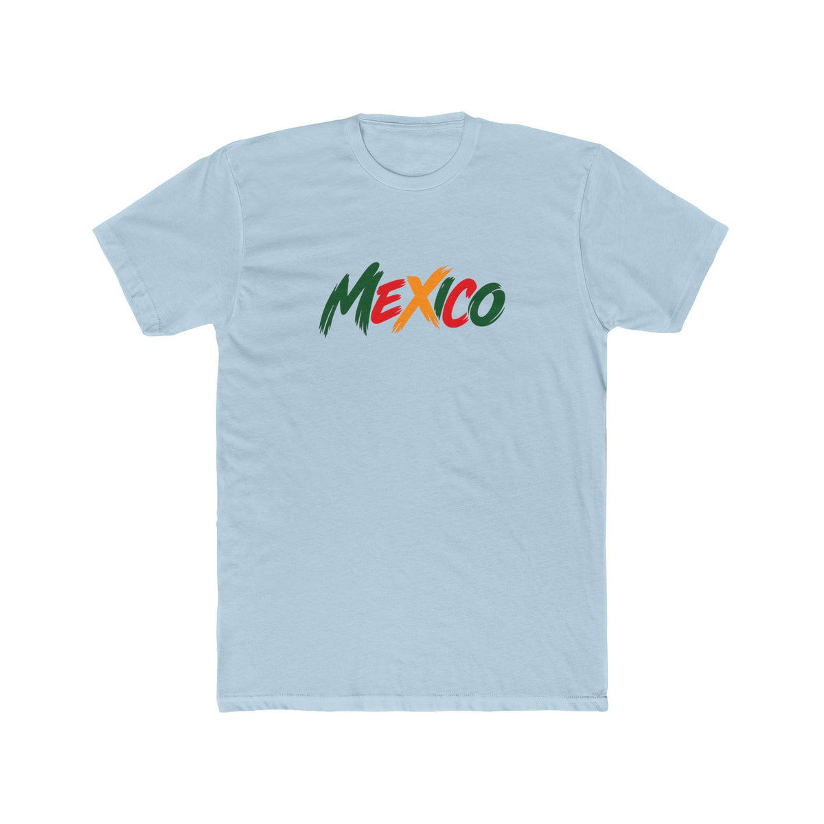 Mexico Script Logo Tee | Mexican Flag Colors, Pride T-Shirt