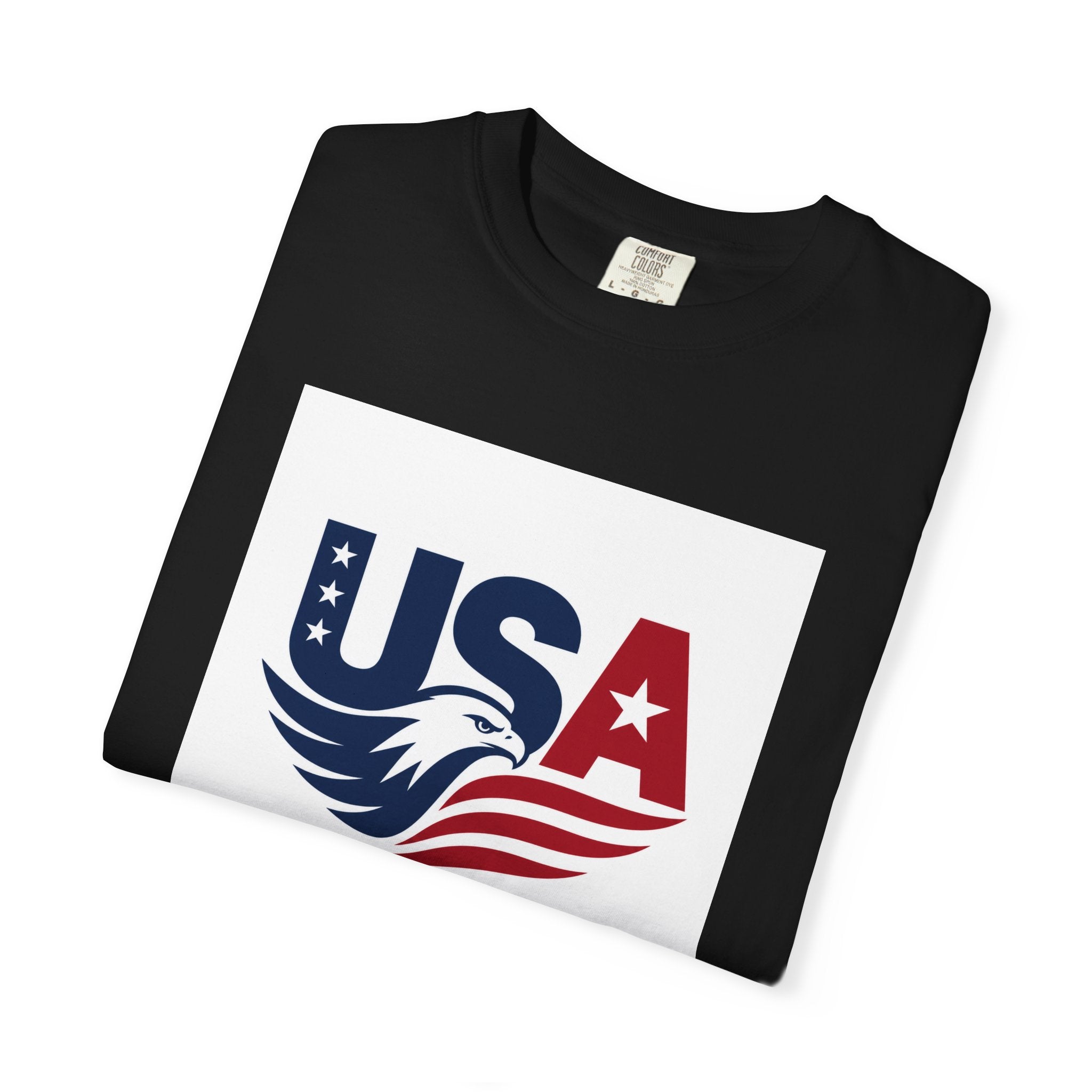 USA Eagle Graphic T-Shirt | Patriotic American Flag Design