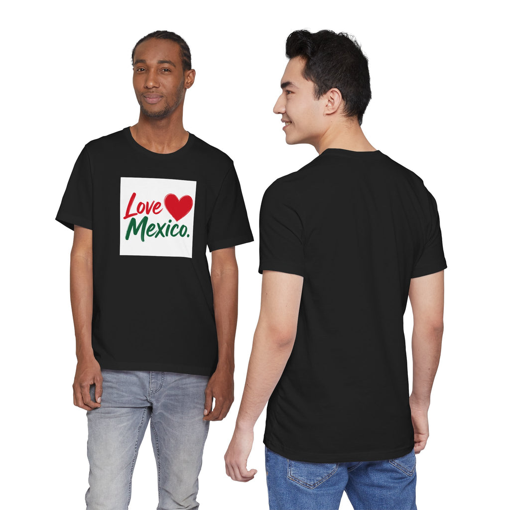 Love Mexico T-Shirt — Heart Mexico Pride Tee