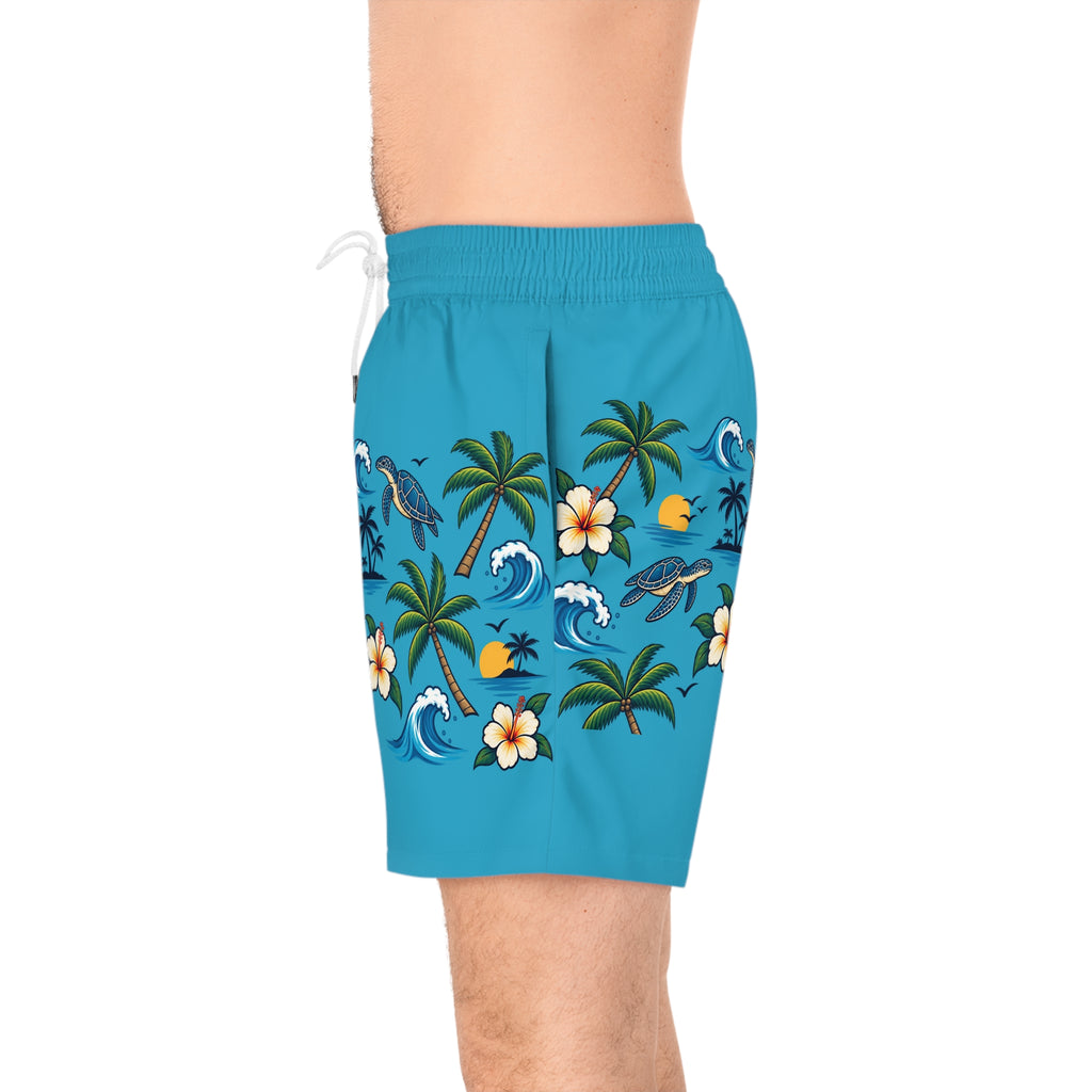 Men's Mid-Length Swim Shorts (AOP)
