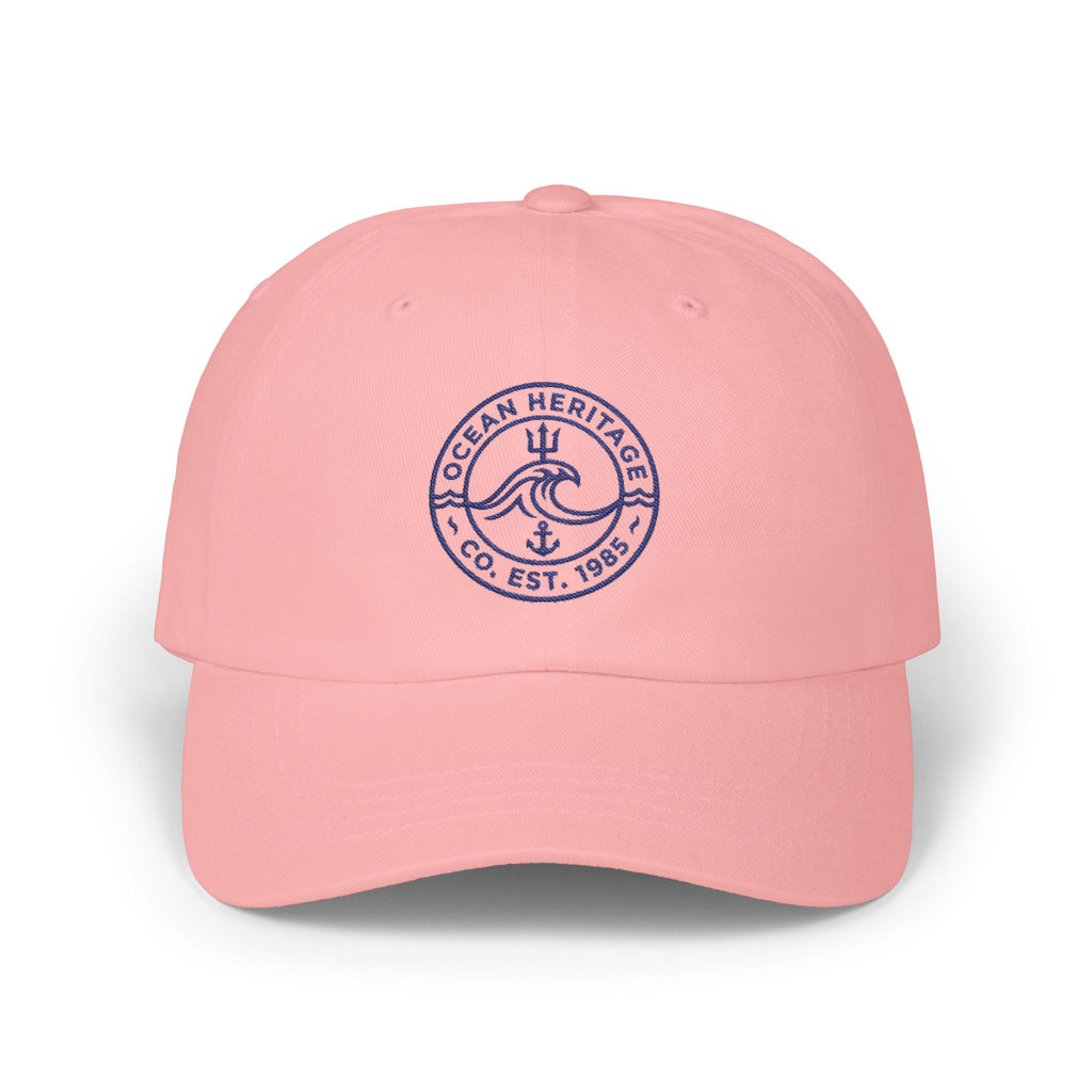 Ocean Heritage wave logo Cap | embroidered nautical dad hat