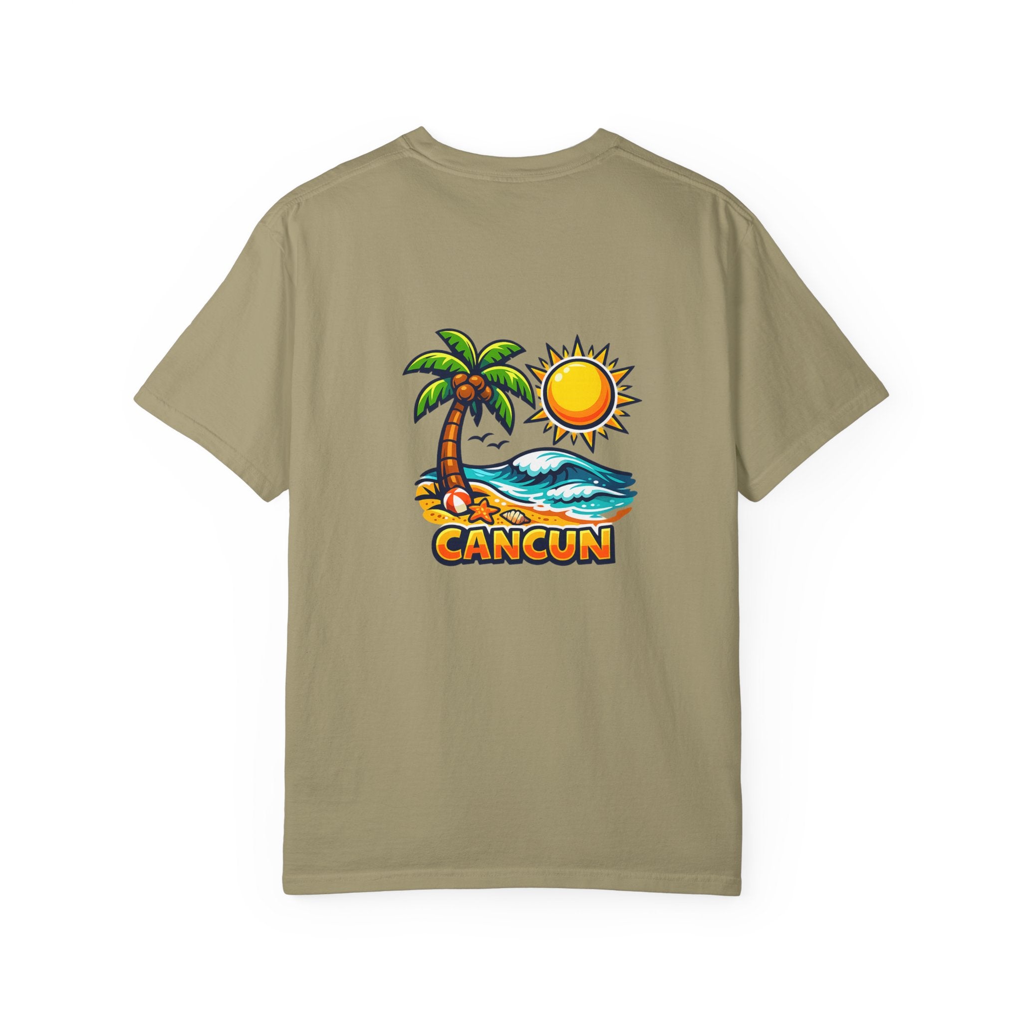 Cancun Palm Beach T-Shirt — Tropical Vacation Souvenir Tee