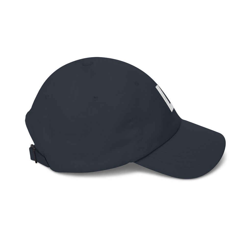 White Letter L Embroidered Cap
