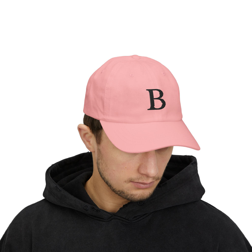 Letter B Embroidered Cap