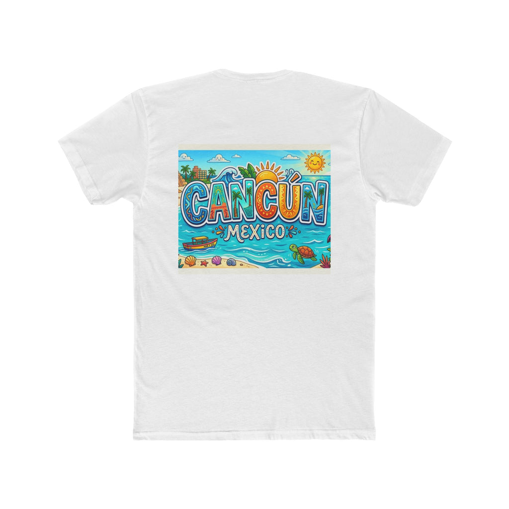 Cancún Mexico Beach Postcard Tee | Vacation Souvenir T-Shirt