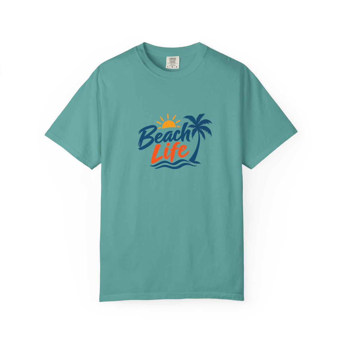 Beach Life T-Shirt — Palm Tree Sunset Graphic Tee