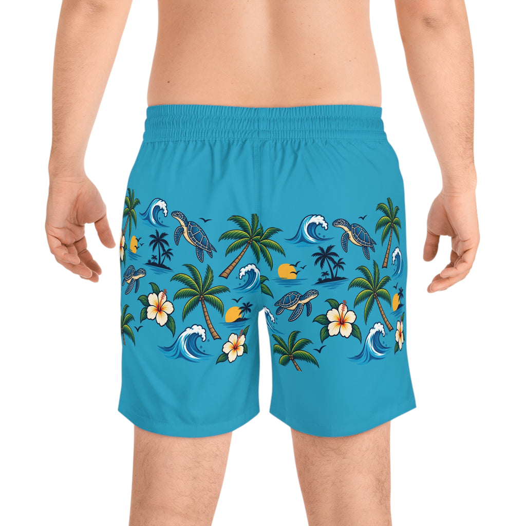 Men's Mid-Length Swim Shorts (AOP)