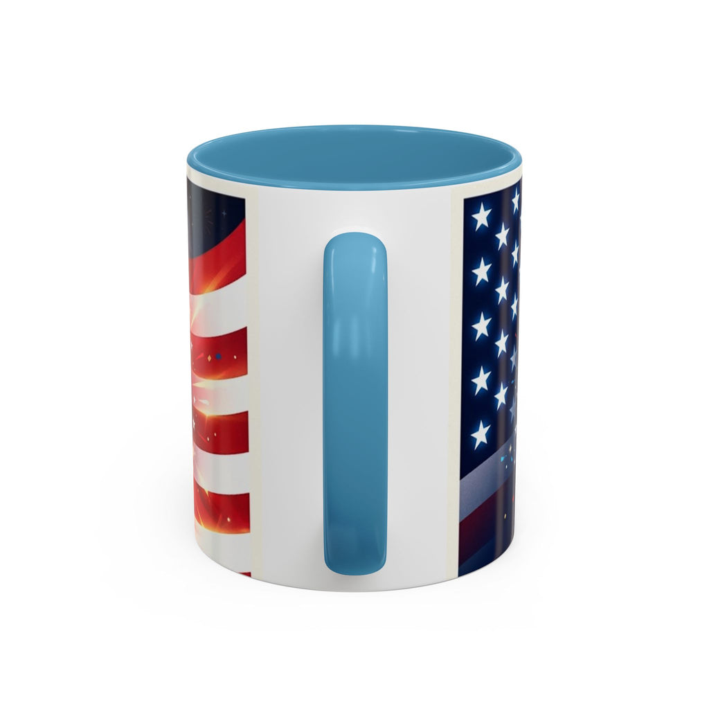 USA 250 Anniversary Coffee Mug | Flag Accent 11oz 15oz