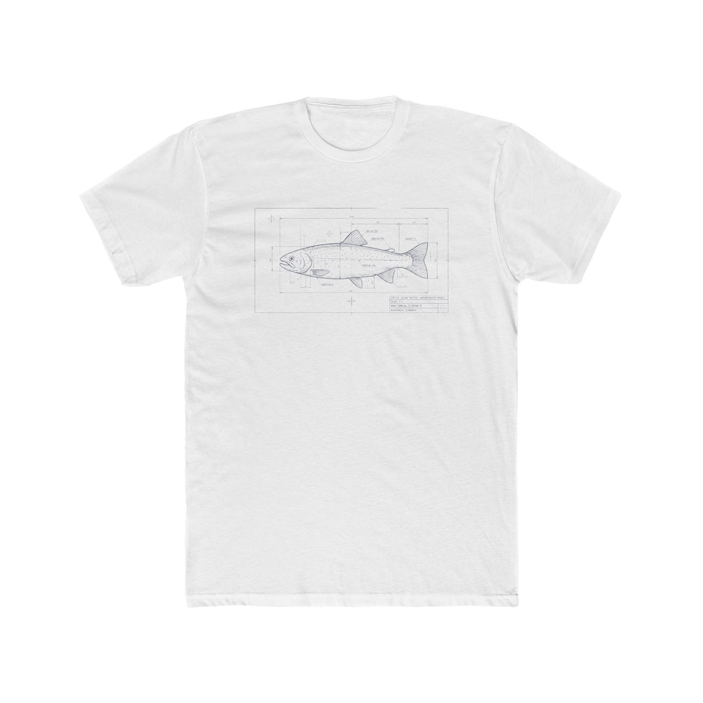 Minimalist Fish Illustration T-Shirt