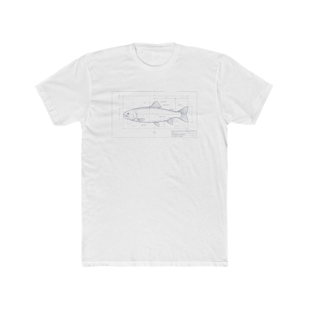 Minimalist Fish Illustration T-Shirt