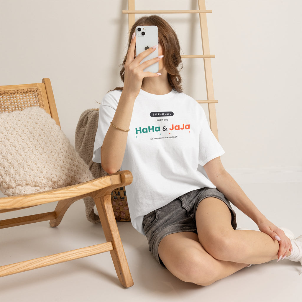 Bilingual HaHa & JaJa Tee | Funny Language Shirt